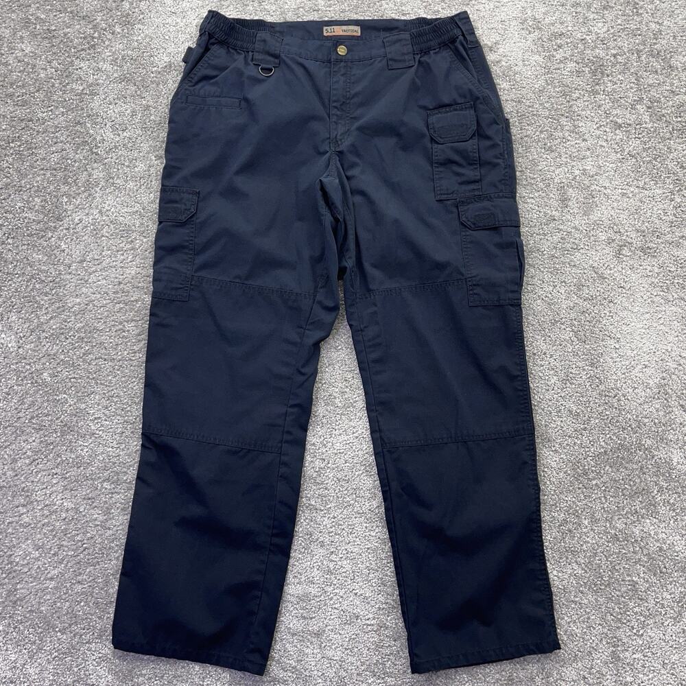 5.11 Tactical Pants Womens 18 Navy Blue Cargo Taclite Pro Ripstop Work 64360